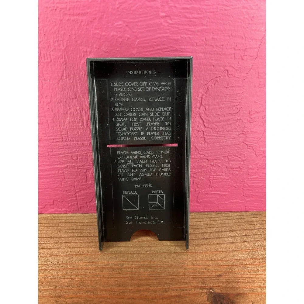 TANGOES Game - The Ancient Chinese Puzzle Game - Vintage 1980s